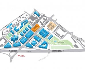 Mapa BB Centrum - atletický stadion